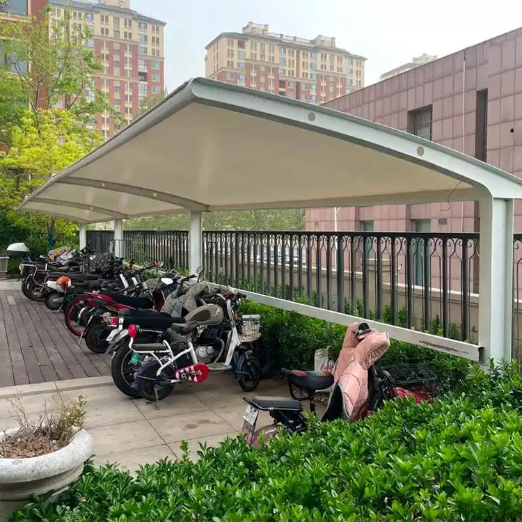 南昌膜结构电动车棚